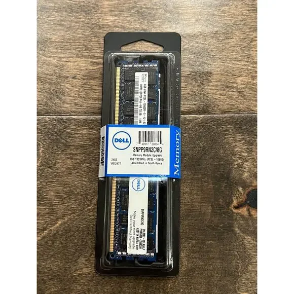 Dell Memory Module Upgrade SNPP9RN2C/8G 8GB Memory DDR3 PC3L-10600 NEW - Picture 3 of 7